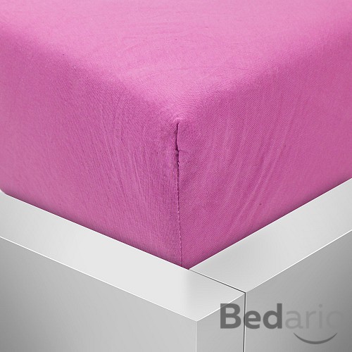 Jersey prostěradlo do postýlky 60x120 Premium - Růžová