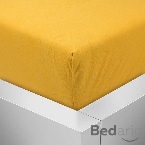 Jersey prostěradlo do postýlky 60x120 Premium - Zlatá