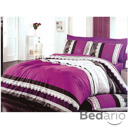 Bavlněné povlečení Best Class - Fialová Dante
