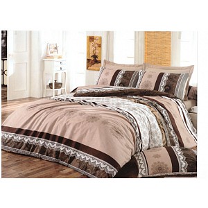 Bavlněné povlečení Best Class - Hnědá Dante