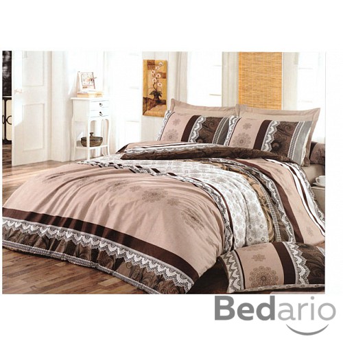 Bavlněné povlečení Best Class - Hnědá Dante