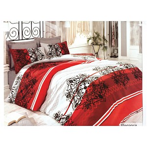 Bavlněné povlečení Best Class - Červená Elegance