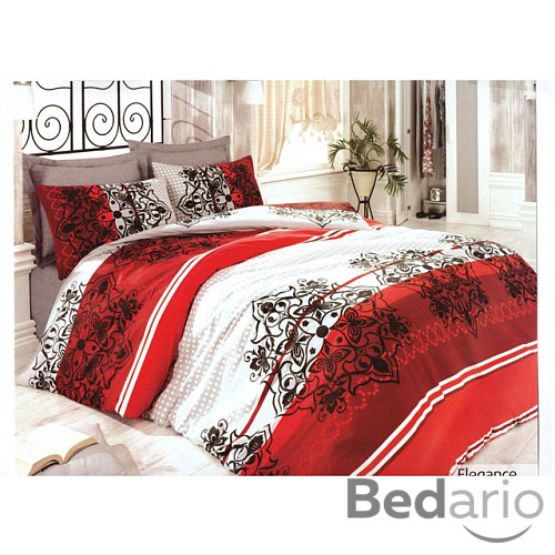 Bavlněné povlečení Best Class - Červená Elegance