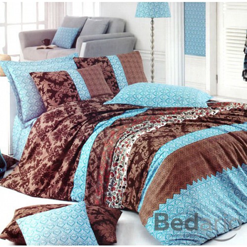 Bavlněné povlečení Best Class - Herapolis azurový