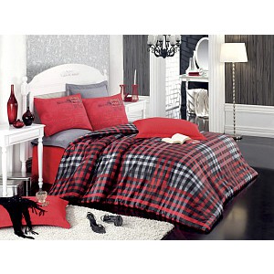 Bavlněné povlečení Best Class - Piazza červená
