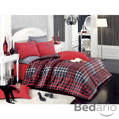 Bavlněné povlečení Best Class - Piazza červená