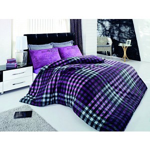 Bavlněné povlečení Best Class - Piazza fialová