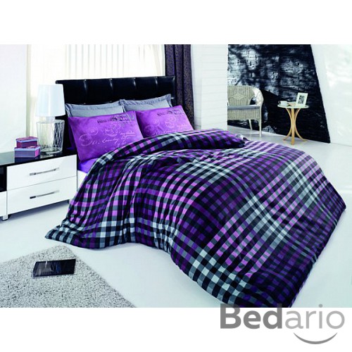Bavlněné povlečení Best Class - Piazza fialová