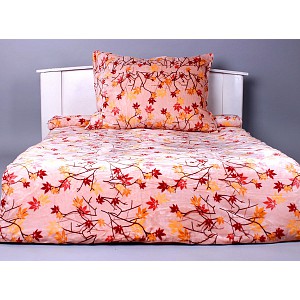 Mikroplyšové povlečení Premium 140x200+70x90 Podzimní kvítí