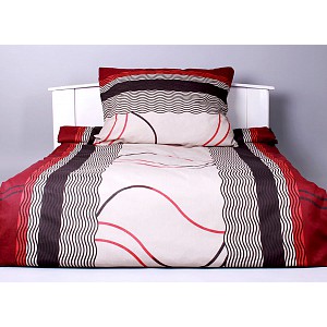 Flanelové povlečení TOP - Vínové vlnky