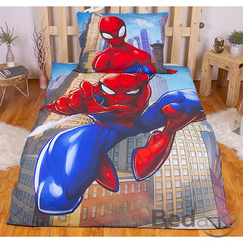 Bavlněné povlečení 140x200+70x90 Spiderman