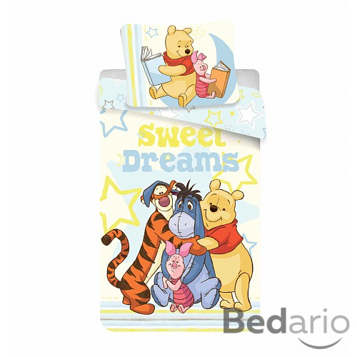 Bavlněné povlečení 140x200+70x90 Medvídek Pú Sweet Dreams