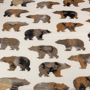 Mikroflanelová deka premium 150x200 - Pictures - Medvěd