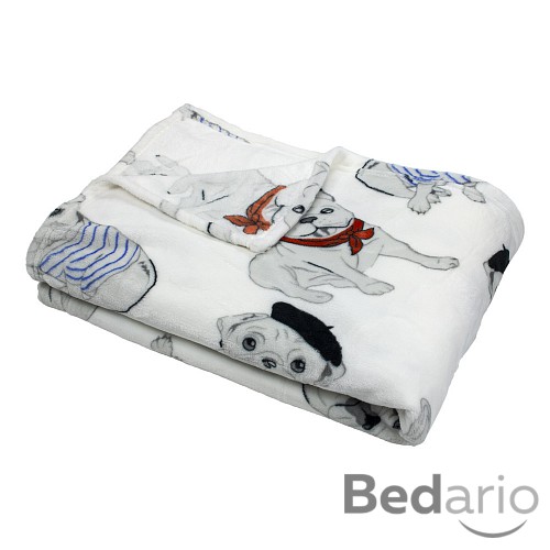 Mikroflanelová deka premium 150x200 - Pictures - Pes