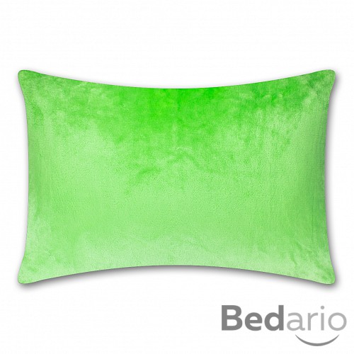 Povlak na polštářek mikroflanel 40x60 Světle zelená