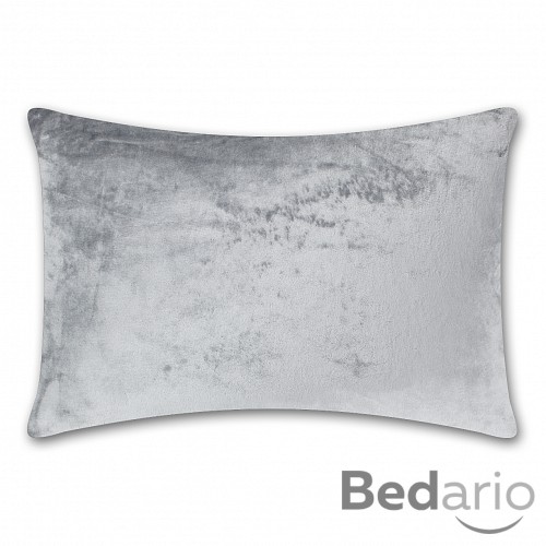 Povlak na polštářek mikroflanel 40x60 Světle šedá