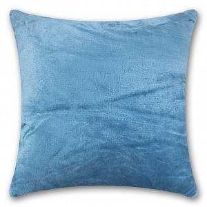 Povlak na polštářek mikroflanel 40x40 Azurová