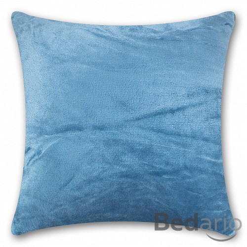 Povlak na polštářek mikroflanel 40x40 Azurová