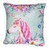 Povlak na polštářek s flitry 40x40 Unicorn II