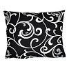 Povlak bavlněný ornament černo-bílý 70x90