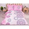 Bavlněné povlečení economy 220x200+70x90 Mandala růžové