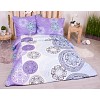 Bavlněné povlečení economy 220x200+70x90 Mandala fialové