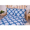 Bavlněné povlečení economy 220x200+70x90 Blue ornate
