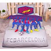 Bavlněné povlečení 140x200+70x90 FC Barcelona šedé
