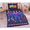 Bavlněné povlečení 140x200+70x90 FC Barcelona modré