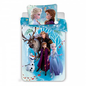 Bavlněné povlečení do postýlky 100x135+40x60 - Frozen II