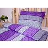 Bavlněné povlečení economy 140x200+70x90 Wild stripes fialové