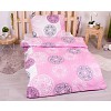 Bavlněné povlečení economy 140x200+70x90 Mandala růžové
