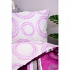 Bavlněné povlečení economy 220x200+70x90 Magic circles fialové