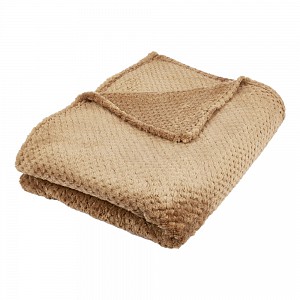 Mikroflanelová deka ŽAKÁR Premium 150x200 - Hnědá