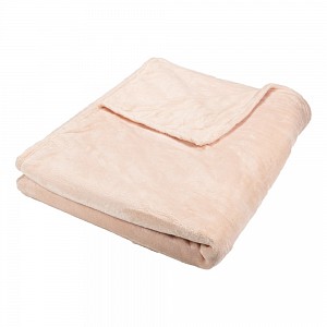 Mikroflanelová deka Premium 150x200 - Světle lososová