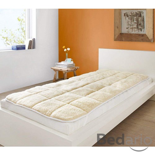 Vrchní matracová podložka s ovčí vlnou 100x200