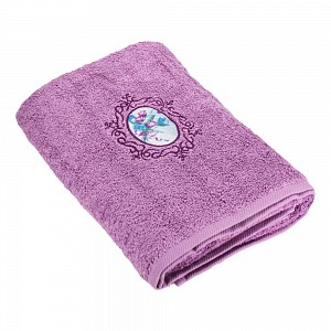 Froté osuška LIMITED - Kytice fialová