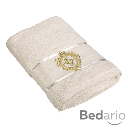 Froté osuška LIMITED - Zlatý erb krémová