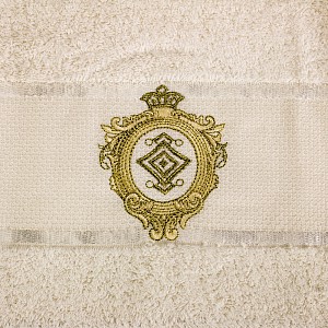 Froté osuška LIMITED - Zlatý erb krémová