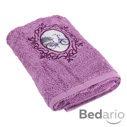 Froté ručník LIMITED - Velocipéd fialová