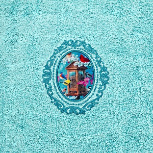 Froté ručník LIMITED - Krmítko tyrkysová