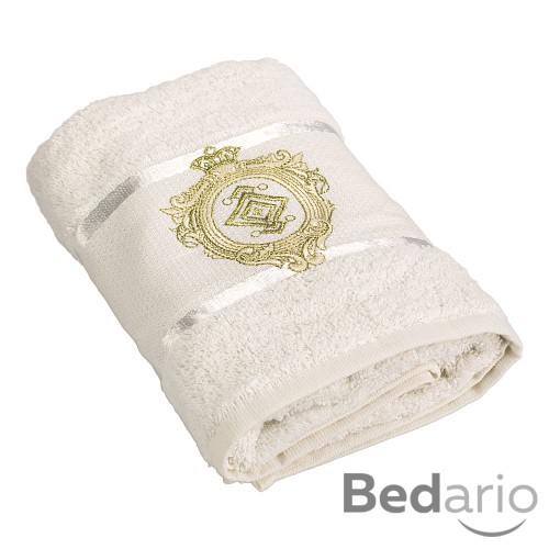 Froté ručník LIMITED - Zlatý erb krémová