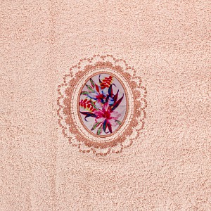 Froté ručník LIMITED - Kytice meruňková