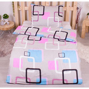 Povlečení mikrovlákno LIMITED 140x200+70x90 Square frames