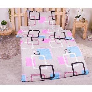 Povlečení mikrovlákno LIMITED 140x200+70x90 Square frames