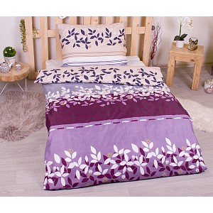 Povlečení mikrovlákno LIMITED 140x200+70x90 Audrey pourpre