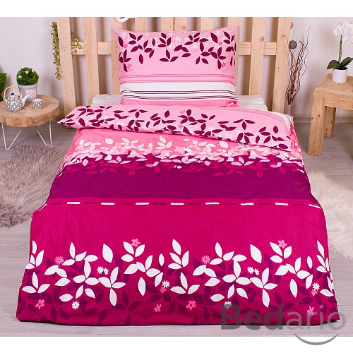 Povlečení mikrovlákno LIMITED 140x200+70x90 Audrey rouge