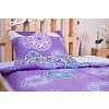 Flanelové povlečení top economy 140x200+70x90 Mandala fialové