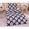 Flanelové povlečení top economy 140x200+70x90 Black ornate