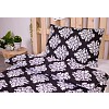 Flanelové povlečení top economy 140x200+70x90 Black ornate